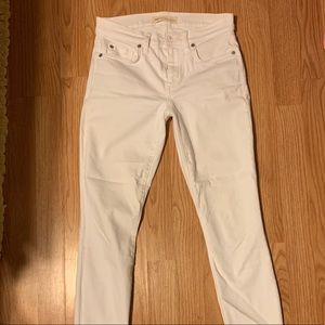 GAP White Skinny Jeans